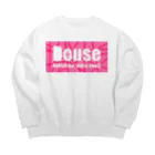 Negative sideのDouse mata onaji Big Crew Neck Sweatshirt