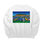 GALLERY misutawoのフランス コート・ダジュール Big Crew Neck Sweatshirt