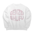 もぐちゃんねるの減税主婦 Big Crew Neck Sweatshirt