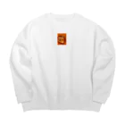 氷屋さんのちっちゃい氷 Big Crew Neck Sweatshirt