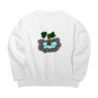 &POEMの熊湯 Big Crew Neck Sweatshirt