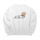 ちむのポーカーグッズのAポケじゃないよ4ポケだよ Big Crew Neck Sweatshirt