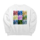 MUGURa-屋のムグラのグ　混 Big Crew Neck Sweatshirt