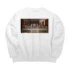 HOKO-ANのレオナルド・ダ・ビンチ　最後の晩餐 The Last Supper Big Crew Neck Sweatshirt