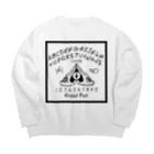 SumiReのウィジャボード　Ouija　白 Big Crew Neck Sweatshirt