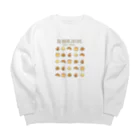 石丸沙織のNo Bread,No Life.(人物無し不透明版) Big Crew Neck Sweatshirt