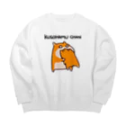 NORICOPOの共食い（文字があるver.） Big Crew Neck Sweatshirt