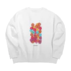 空手好きのチコのドット..... Big Crew Neck Sweatshirt