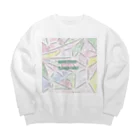 LeafCreateのQuiteStone FlowerFairy  Big Crew Neck Sweatshirt