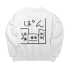 zonurimushiのリャンピンぽん太郎 Big Crew Neck Sweatshirt