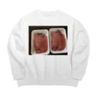 みすじ犬のあの日のミスジ Big Crew Neck Sweatshirt