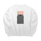 SHOP ベアたんのさばとらさん Big Crew Neck Sweatshirt