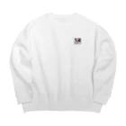 パンダマンのゾンパン Big Crew Neck Sweatshirt