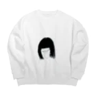 blackの狂気ちゃん Big Crew Neck Sweatshirt