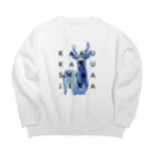 monotoneのKAKUKAKUSHIKAJIKA Big Crew Neck Sweatshirt