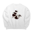 金魚大好き悠tubeのネットショップのニシアフホワイトアウトオレオ Big Crew Neck Sweatshirt