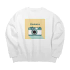 黒眼鏡の趣味絵のcamera Big Crew Neck Sweatshirt