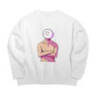 はずなのオカマ大福 Big Crew Neck Sweatshirt