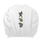 ～ネ土ワの～無目的～ Big Crew Neck Sweatshirt