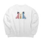 Shigenosukeのシナカル #祈ってみる Big Crew Neck Sweatshirt