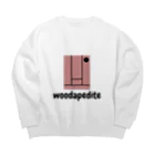 woodapedite Fukuoka shopのminimatou hanabue Big Crew Neck Sweatshirt