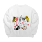 それいゆのねこ猫運動会（玉入れ） Big Crew Neck Sweatshirt