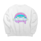 🖤おにく🖤20/21/26🌎のKAWAIIびっぐすうぇっと🌈🌈 Big Crew Neck Sweatshirt