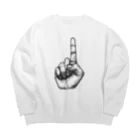 ken1219のNo.1 Big Crew Neck Sweatshirt