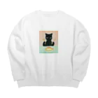 くればやしのおひるごはん Big Crew Neck Sweatshirt