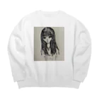 えりすちゃんねる　のチョアTシリーズ Big Crew Neck Sweatshirt