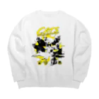 LONESOME TYPE ススの猫が世界を支配する（黄） Big Crew Neck Sweatshirt