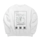 ツユリサナのHTML Risu KUROMOJI Big Crew Neck Sweatshirt