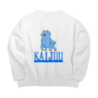 しろうのかいじゅう Big Crew Neck Sweatshirt