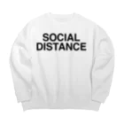 TOKYO LOGOSHOP 東京ロゴショップのSOCIAL DISTANCE-ソーシャルディスタンス- ビッグシルエットスウェット