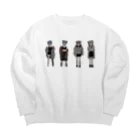 チガヤくじらの大爆発の点呼！ Big Crew Neck Sweatshirt