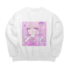 あくむ病院の依存♡少女（ゆめかわいい） Big Crew Neck Sweatshirt