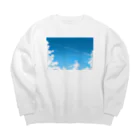 白樺と鳴る頃。/shirakabaのアオゾラ Big Crew Neck Sweatshirt