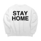 TOKYO LOGOSHOP 東京ロゴショップのSTAY HOME-ステイホーム- Big Crew Neck Sweatshirt