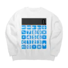 ヘンテコデザイン専門店　SYUNLABOの電卓 Big Crew Neck Sweatshirt
