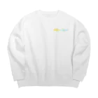 つみれのバターしか勝たん！ロゴ小ver. Big Crew Neck Sweatshirt