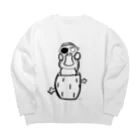 ムンクちゃんショップの黒ひげムンクちゃん Big Crew Neck Sweatshirt