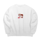 HIDEOとNATSUMIのあの二人のトレーナー Big Crew Neck Sweatshirt