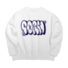 cornのCorn Big Crew Neck Sweatshirt