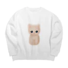 かわいいもののおみせ　いそぎんちゃくのふわふわ子猫 Big Crew Neck Sweatshirt