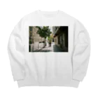 tsukaoのパリの恋人 Big Crew Neck Sweatshirt