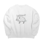 サニーサイドアップ！！のイノシシ Big Crew Neck Sweatshirt