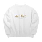 emiu_desighnのコーギーはどーこだ？ Big Crew Neck Sweatshirt