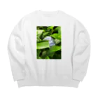 ぽ！！の紫陽花のTシャツ Big Crew Neck Sweatshirt