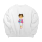 Ma* すとあの看護師　女性 Big Crew Neck Sweatshirt