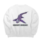 LalaHangeulのGhost Shark Big Crew Neck Sweatshirt